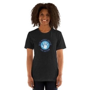 Blue Hands Logo Unisex t-shirt - Image 5