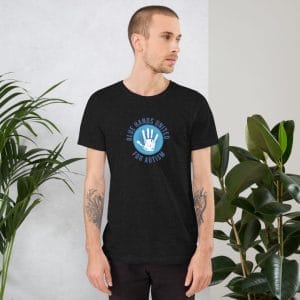 Blue Hands Logo Unisex t-shirt - Image 6