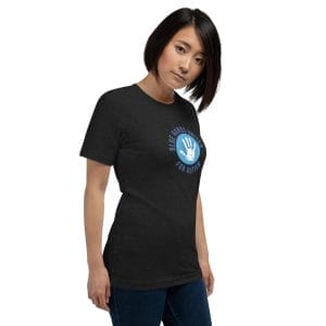 Blue Hands Logo Unisex t-shirt - Image 7