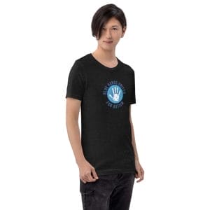 Blue Hands Logo Unisex t-shirt - Image 9